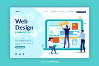 create responsive landing page design