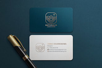 create minimalist business card design