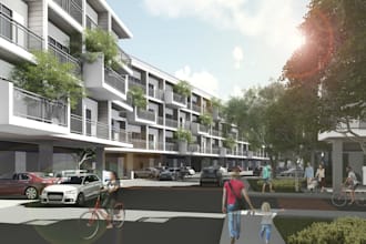 create real estate  rendering and animation