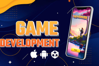 do unity game development for ios game development, android game development