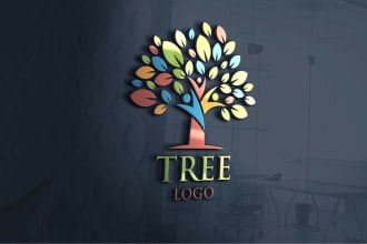 do high quality tree logo design in 24 hrs guaranteed
