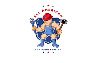 design roughneck wrestler logo for training facility