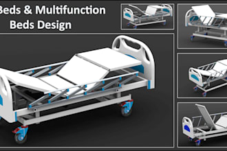 design electric icu hospital bed and multi function bed