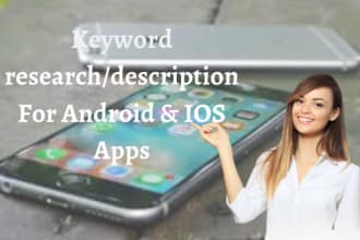 write aso for android and iphone apps