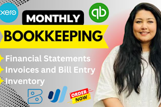 do monthly ongoing bookkeeping online
