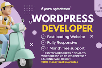 convert psd to wordpress website using acf advance custom fields