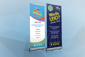 design your roll up banner