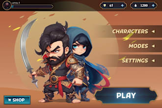 develop 2d or 3d game for android and ios in unity