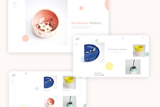 Hot Deals! design a modern unique website UX UI prototype