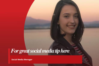 be your professional  instagram manager and help you to grow your social media