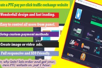 build PTC traffic exchange website