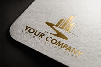 design a real estate construction excavation realtor business brand logo