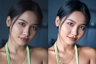 do portrait photo retouching