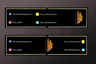 design creative and  eyecatching youtube banner or channel art