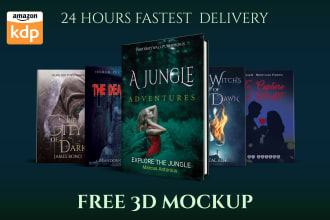 design unique book cover kindle book cover or ebook cover