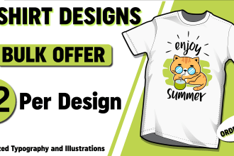 provide eye catching bulk tshirts designs for your pod business