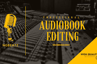 take care of the production of your audiobook