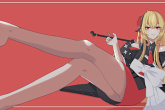 draw an anime style, manga, fanart and illustrations