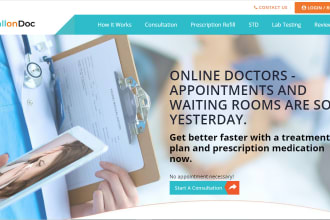 develop hipaa compliant telemedicine app and website
