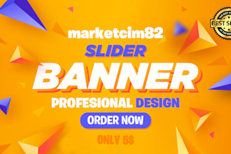 design google ads banner or slider banner for you