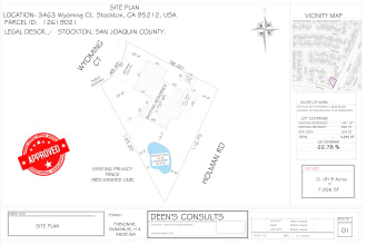 draw your property plot plan, site plan for permit in a day