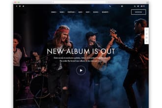do a music website for producers, music artists, djs, and bands or record label