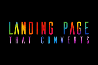 design a creative landing page that converts