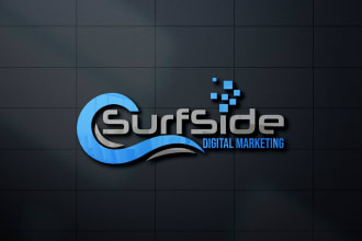 design brilliant digital media marketing and business logo