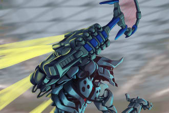 design mecha armor,biomecha, you name it