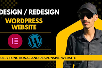 design responsive elementor and elementor pro website