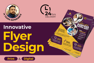design top class flyer for you