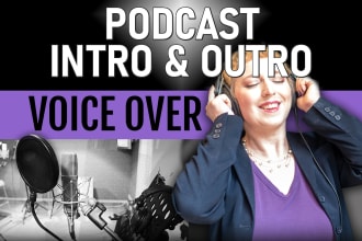 record your podcast intro and outro