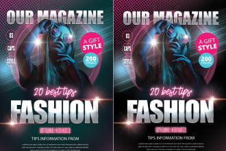 design eye cathy magazine cover, layout or product catalog