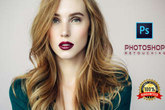 do pro high end portrait retouching or photoshop work