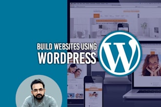 create full custom wordpress website with content