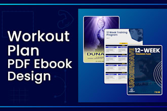 design workout plan, health and fitness pdf ebook for personal trainers