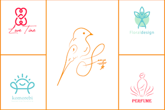 design monogram, flat minimalist and initial letter logo