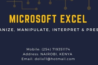 create powerful ms excel visualizations for you