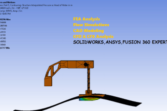 do mechanical designing and fea analysis on parts and models