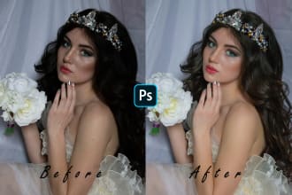 do photo retouching and background removal