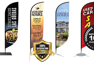 do 2 banner design fast