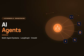 build custom ai agents and multi agent systems with langgraph and crewai