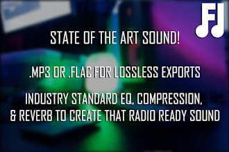 distribution ready professional mix and master