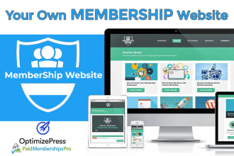 build a wordpress membership or subscription website with member press
