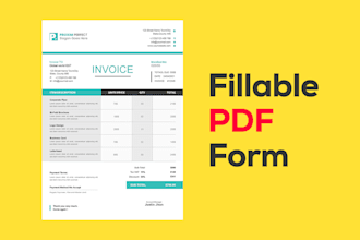 create fillable PDF forms