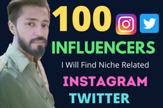 find the best instagram influencer for your niche in 12hrs