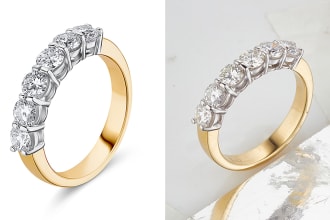 jewelry retouching in photoshop