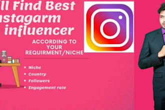 provide instagram influencers lead for digital marketing