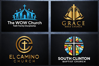 design best quality modern church or ministry logo