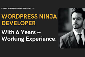 be your pro wordpress developer and designer